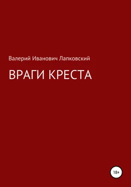 Валерий Лапковский Враги креста обложка книги