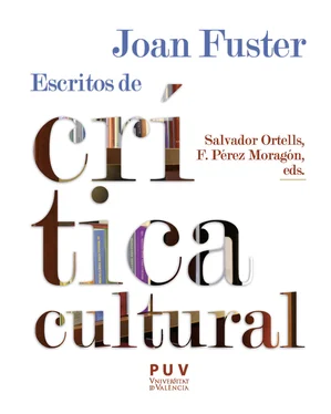 Joan Fuster Joan Fuster: escritos de crítica cultural обложка книги