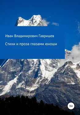 Иван Гавришев Стихи и проза глазами юноши обложка книги