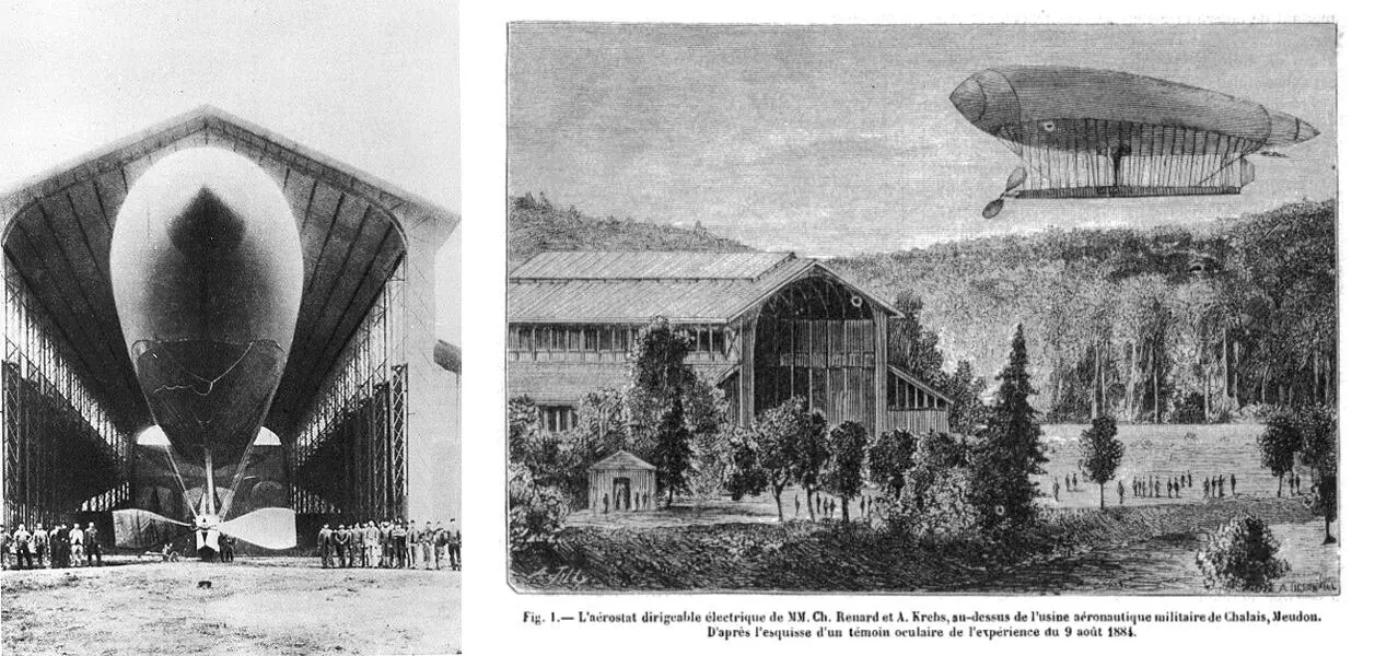 Воздушный корабль Ла Франс фотография 1885 года Созданием дирижабля - фото 21