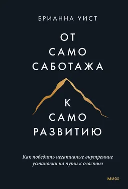 Брианна Уист От самосаботажа к саморазвитию. Как победить негативные внутренние установки на пути к счастью обложка книги