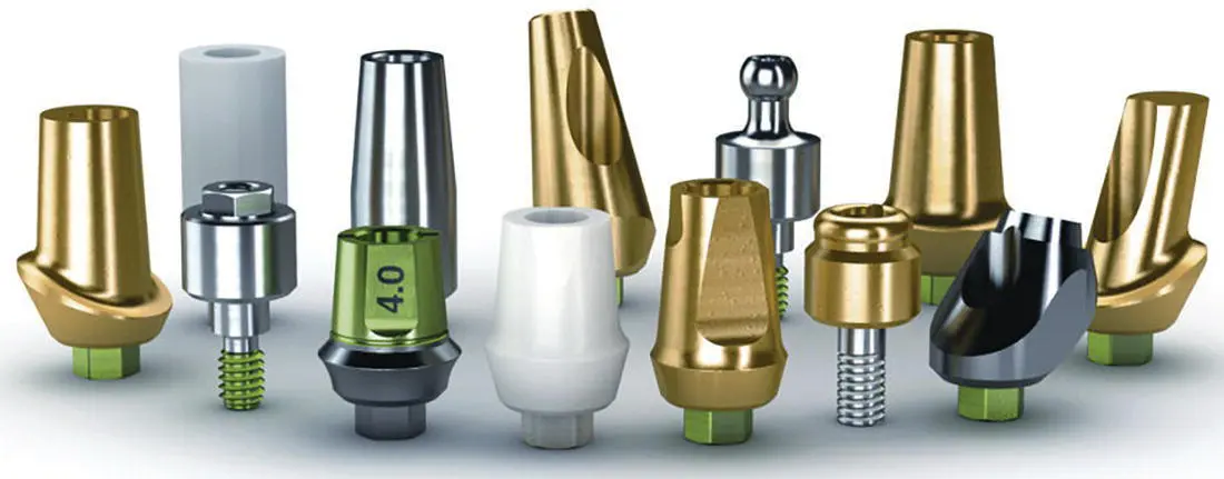 Figure 119 Examples of abutments Courtesy of BioHorizons Implant dentistry - фото 22