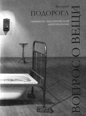 Валерий Подорога Вопрос о вещи. Опыты по аналитической антропологии обложка книги