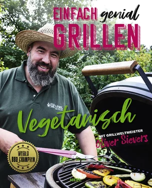 Oliver Sievers Einfach genial Grillen: Vegetarisch обложка книги