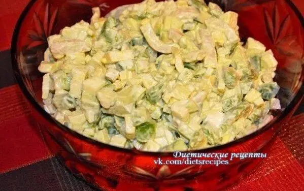 Легкий салат с тунцом и перепелиными яйцами на 100грамм 9275 ккал БЖУ - фото 126