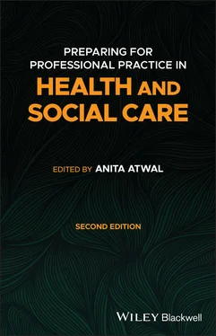 Неизвестный Автор Preparing for Professional Practice in Health and Social Care обложка книги