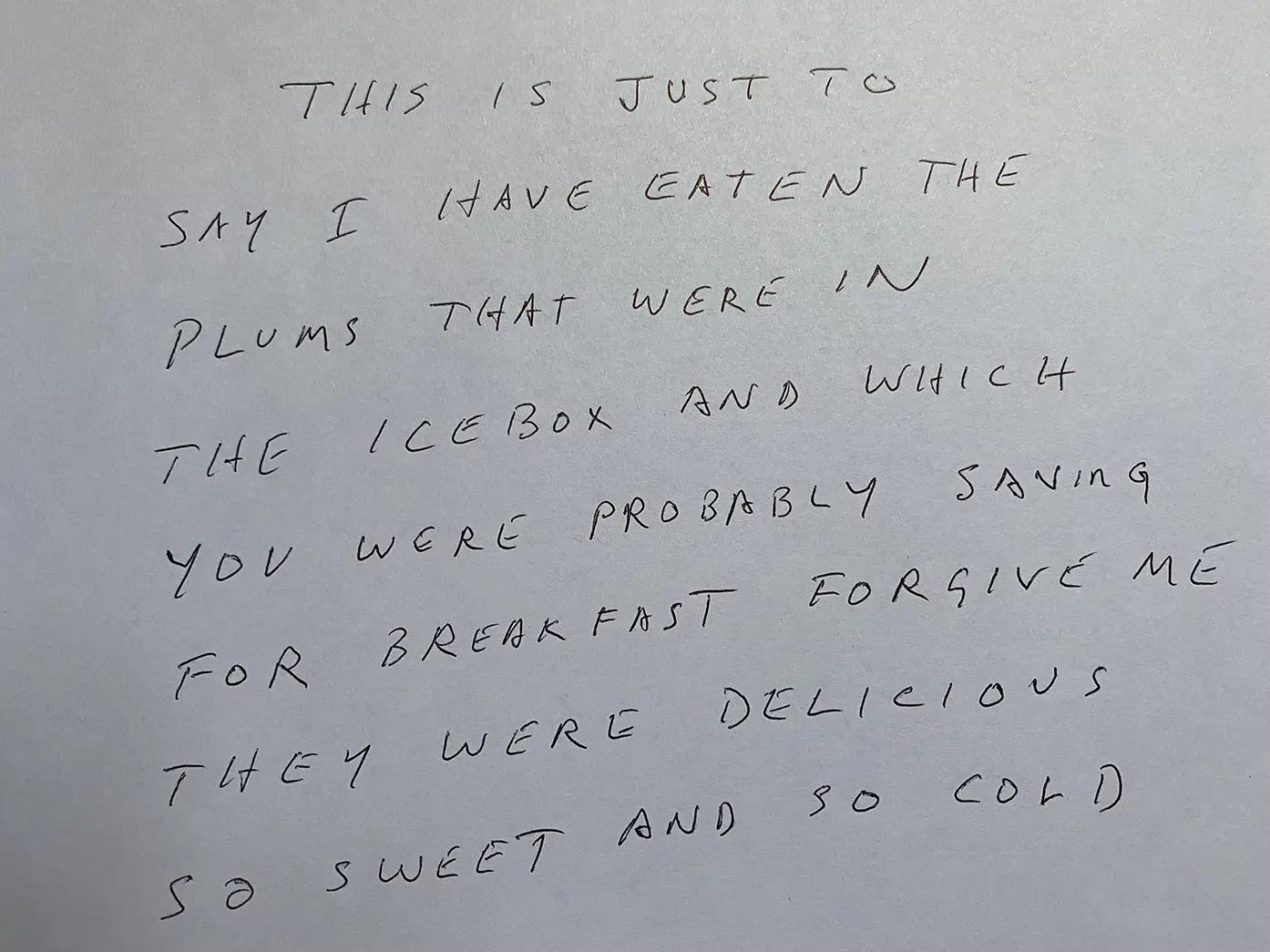 FIGURE 11 Prose transcription of Williams Carlos Williams This is Just to - фото 2
