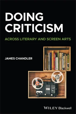 James Chandler Doing Criticism обложка книги