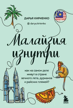 Дарья Кириенко Малайзия изнутри. Как на самом деле живут в стране вечного лета, дурианов и райских пляжей? обложка книги