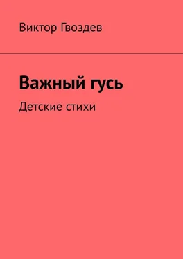 Виктор Гвоздев Важный гусь. Детские стихи обложка книги