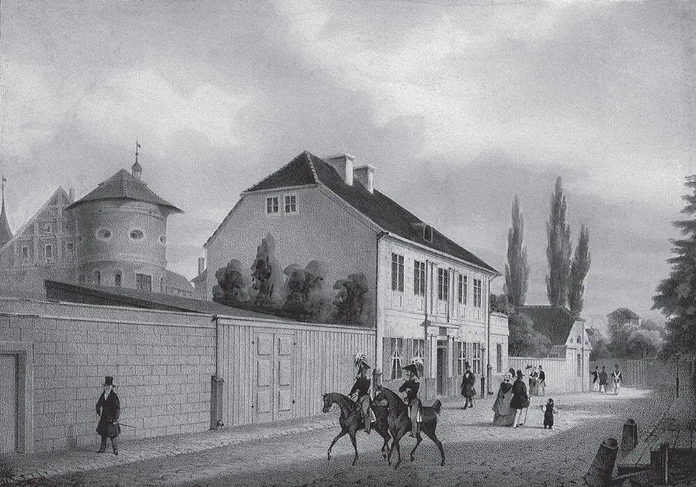 Неизвестный автор Дом Канта 1842 На заднем плане башня западной стены - фото 4
