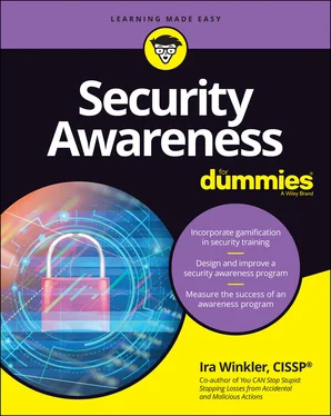 Ira Winkler Security Awareness For Dummies обложка книги