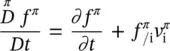 If superscript α is used for the time derivative is taken moving with the α - фото 190