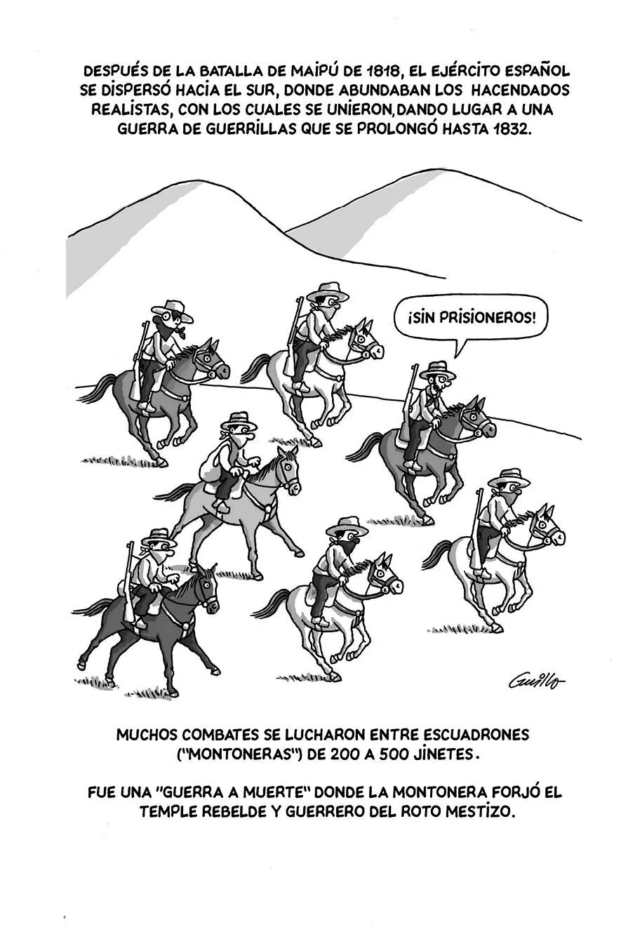 Los centenares de combates se lucharon entre escuadrones montoneras de 200 - фото 11