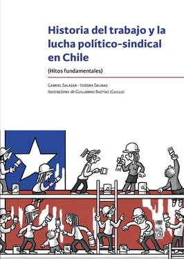 Gabriel Salazar Vergara Historia del trabajo y la lucha político-sindical en chile обложка книги