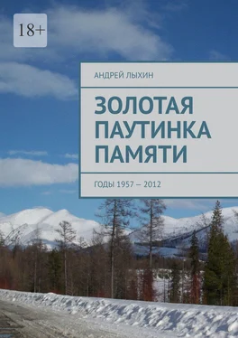 Андрей Лыхин Золотая паутинка памяти. Годы 1957 – 2012 обложка книги