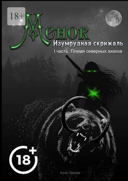 Алла Чанова Менок. Изумрудная скрижаль. I часть. Племя северных ахеков обложка книги