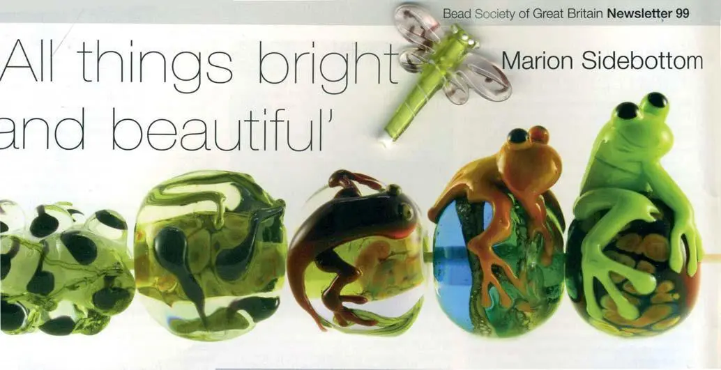 16 Авторские бусины Bead Society of Great Britain Newsletters 99 p 4 - фото 20