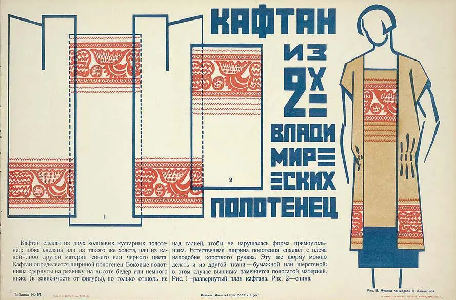 57 Кафтан из двух полотенец Рис В Мухиной по модели Н Ламановой На той же - фото 79