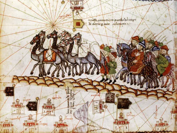 Караван Зарамочное оформление Каталонского атласа 1375 Национальная - фото 5