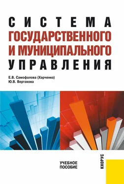 Юлия Вертакова Система государственного и муниципального управления обложка книги