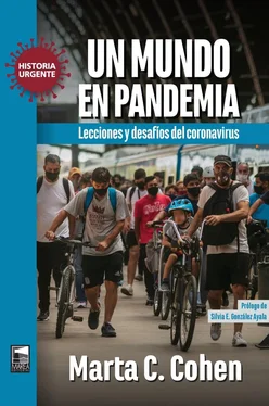 Marta Cohen Un mundo en pandemia обложка книги