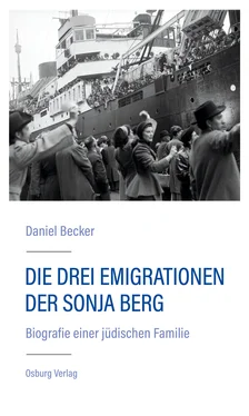 Daniel Becker Die drei Emigrationen der Sonja Berg обложка книги