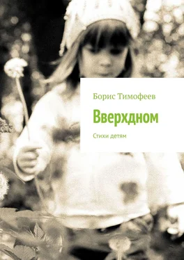 Борис Тимофеев Вверхдном. Стихи детям обложка книги