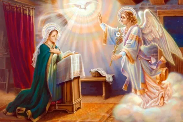 Ангел сказал Ей в ответ Дух Святый найдет на Тебя и сила Всевышнего осенит - фото 2