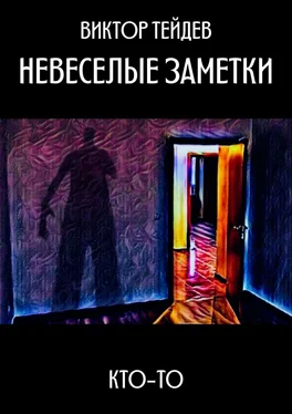 Виктор Тейдев Невеселые заметки. Кто-то обложка книги