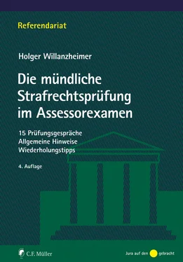 Gert-Holger Willanzheimer Die mündliche Strafrechtsprüfung im Assessorexamen обложка книги