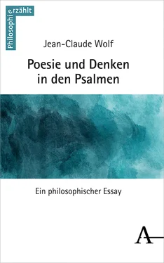 Jean-Claude Wolf Poesie und Denken in den Psalmen обложка книги