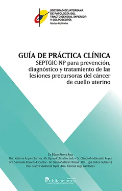 Edgar Rivera Ruiz Guía de práctica clínica SEPTGIC-NP para prevención, diagnóstico y tratamiento de las lesiones precursoras de cáncer de cuello uterino обложка книги