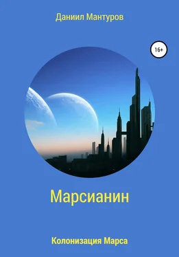 Даниил Мантуров Марсианин обложка книги