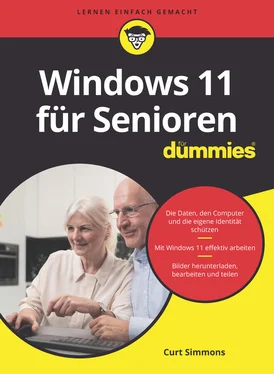 Curt Simmons Windows 11 für Senioren für Dummies обложка книги