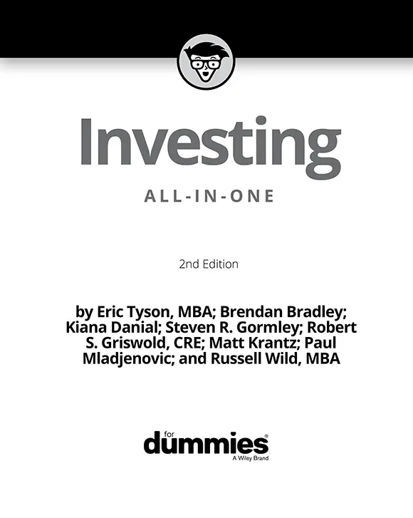 Investing AllinOne For Dummies 2nd Edition Published by John Wiley - фото 1