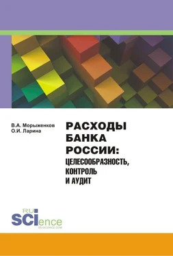 Владимир Морыженков Расходы Банка России. Целесообразность, контроль и аудит обложка книги