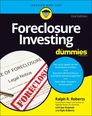 Ralph R. Roberts Foreclosure Investing For Dummies обложка книги