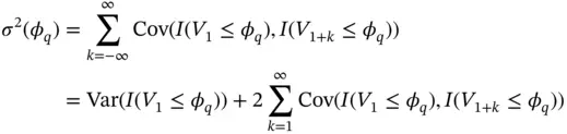 An asymptotic distribution for sample quantiles is available under both IID - фото 591