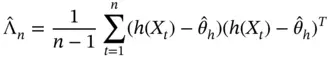 The strong law of large numbers and the continuous mapping theorem imply that as - фото 563