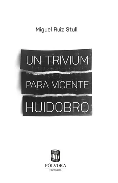 Miguel Ruiz Stull Un trivium para Vicente Huidobro обложка книги