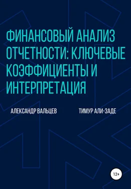 Александр Вальцев Финансовый анализ отчетности: ключевые коэффициенты и интерпретация обложка книги