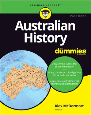 Alex McDermott Australian History For Dummies обложка книги