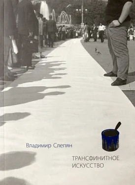 Владимир Слепян Трансфинитное искусство обложка книги