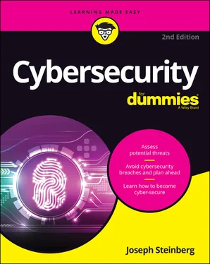 Joseph Steinberg Cybersecurity For Dummies обложка книги
