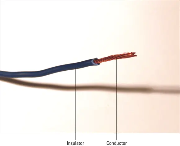 FIGURE 11An insulated wire consists of a conductor surrounded by an - фото 12