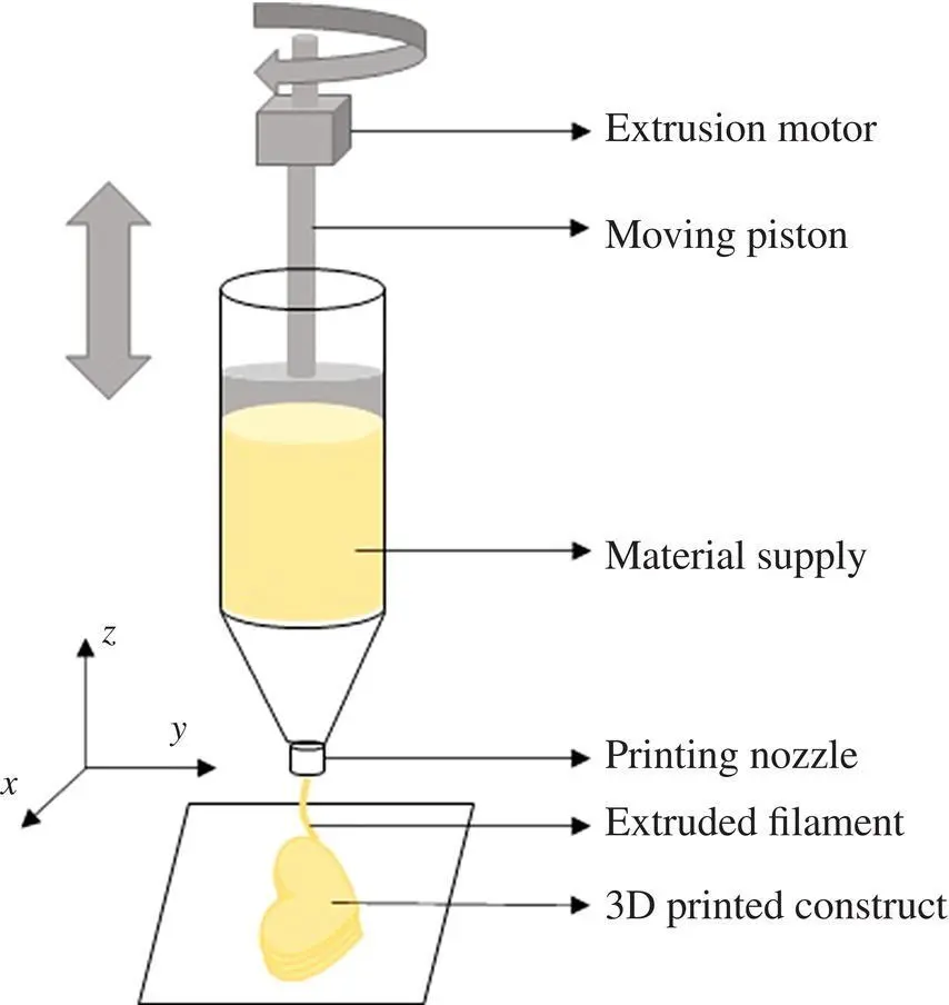 Figure 23 Schematic diagram of typical extrusionbased 3D printing The - фото 20