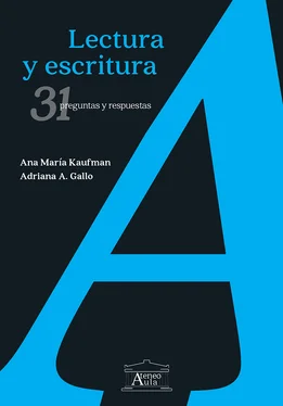 Ana María Kaufman Lectura y escritura обложка книги