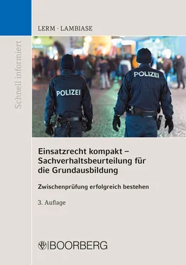 Patrick Lerm Einsatzrecht kompakt - Sachverhaltsbeurteilung für die Grundausbildung обложка книги