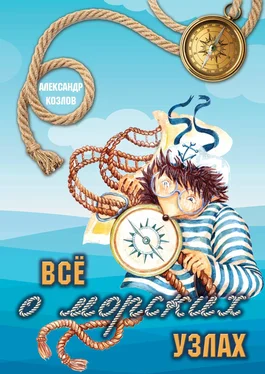 Александр Козлов Все о морских узлах обложка книги